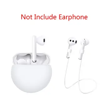 

1Set Silicone Anti-slip Cover Protective Case with Anti-lost Rope for FreeBuds 3