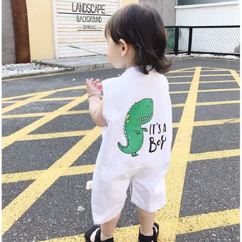 

Baby Boys Clothes Summer Korea Dinosaur Newborn Baby Romper Plaid For Boys Infant Toddler Boy Jumpsuit Baby Boys Romper Cotton