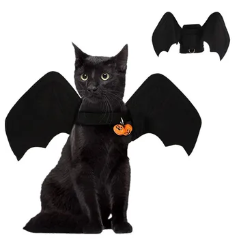 

Funny Halloween Dog Costume 2020 Pet Cat Dog Bat Wings Cosplay Halloween Decorations Pet Supplies