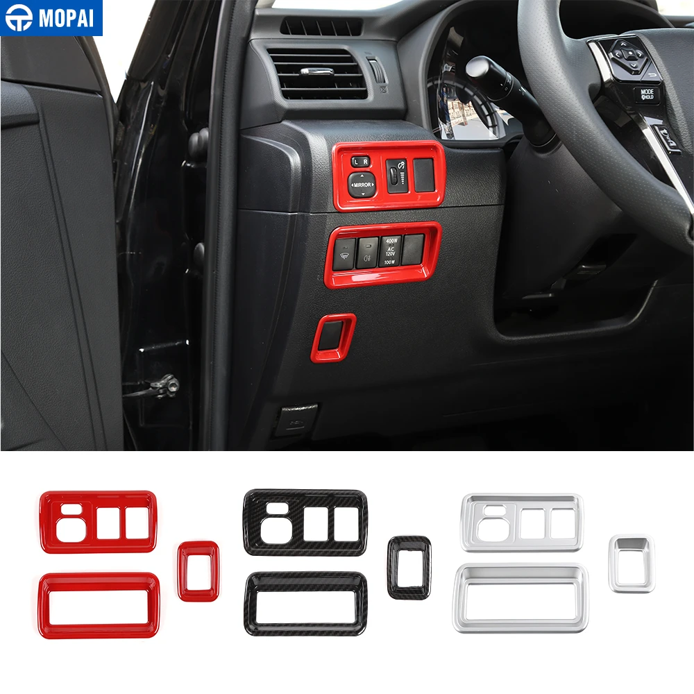 

MOPAI Interior Mouldings for 4Runner 2010+ Car Rearview Mirror Adjustment Switch Decoration Cover for Toyota 4Runner 2010+