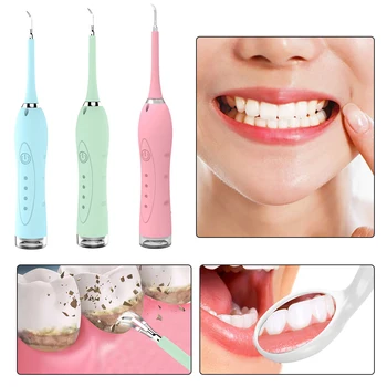 

Portable Electric Ultrasonic Dental Scaler Tooth Calculus Tool Remover Stain Tartar Plaque Whitening Tooth Cleaner Machine