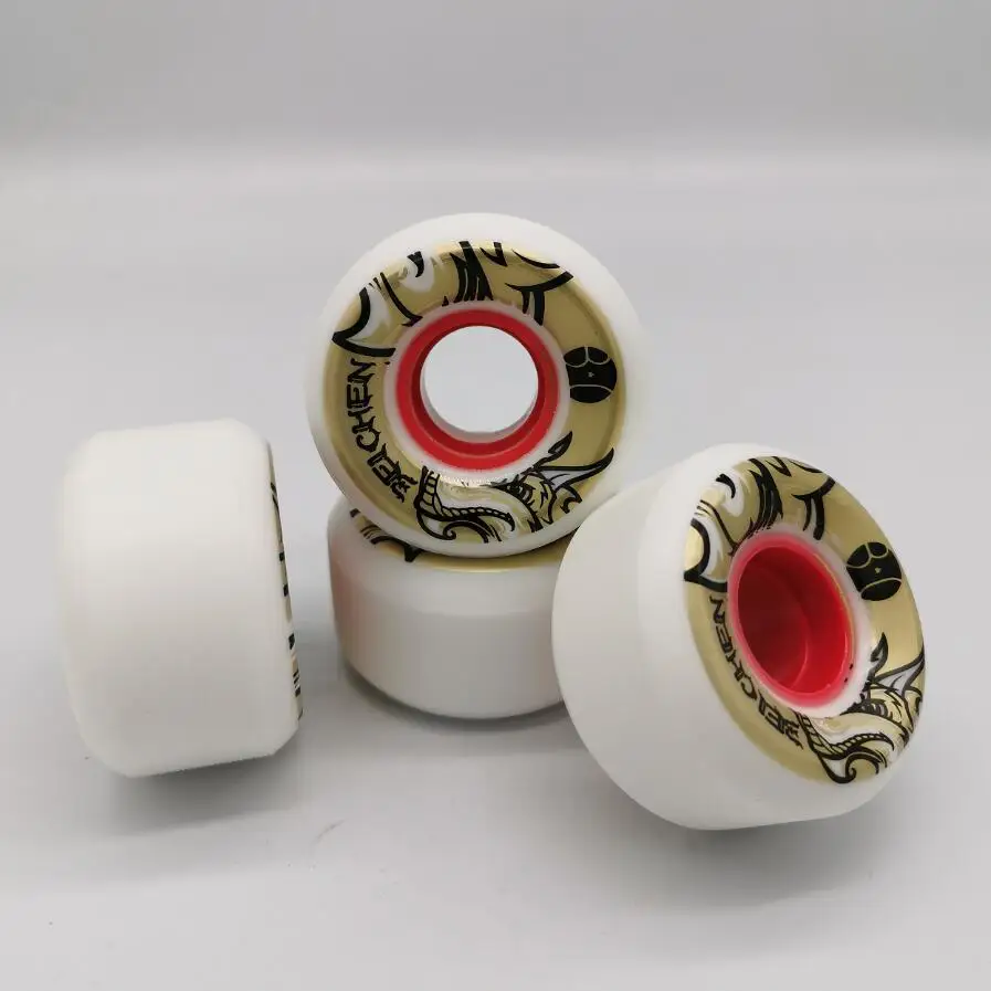 

Good quality conical shape skateboard wheels 56mm skate wheel 80% rebound 56*33mm 78AA wear-resisting skating wheels