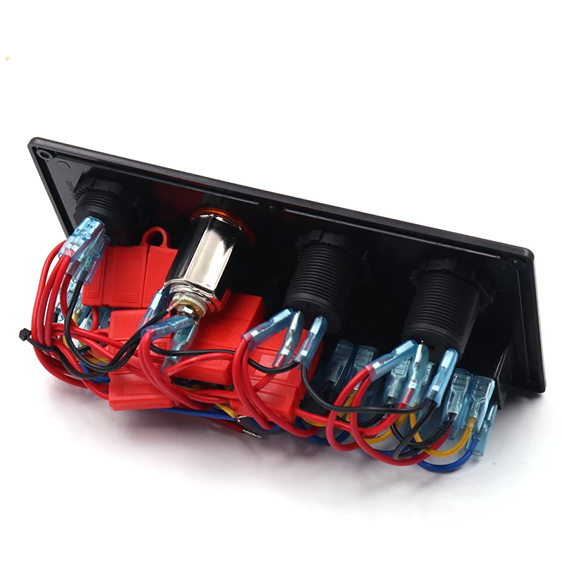 DC 12 24V судовая панель рокер светодиодный двойной USB разъем зарядное устройство 1A &