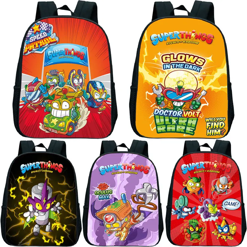 

Hot Game Superzings Backpack Cartoon School Bags for Girls Boys Toddler Primary Kindergarten Backpacks Super Zings Kids Bookbag