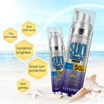 

50ml Sunblock SPF 50PA+++ Brightening Spray Sunscreen Sunblock Breathable Moisturizing Against Ultraviolet Waterproof Sunscreen