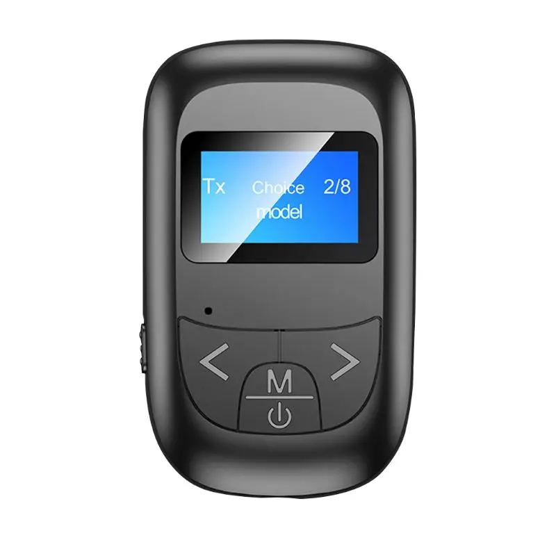 

Bluetooth Adapter Bluetooth 5.0 Audio Receiver Transmitter 3.5MM AUX Jack Stereo LCD Display For PC TV Car X6HA