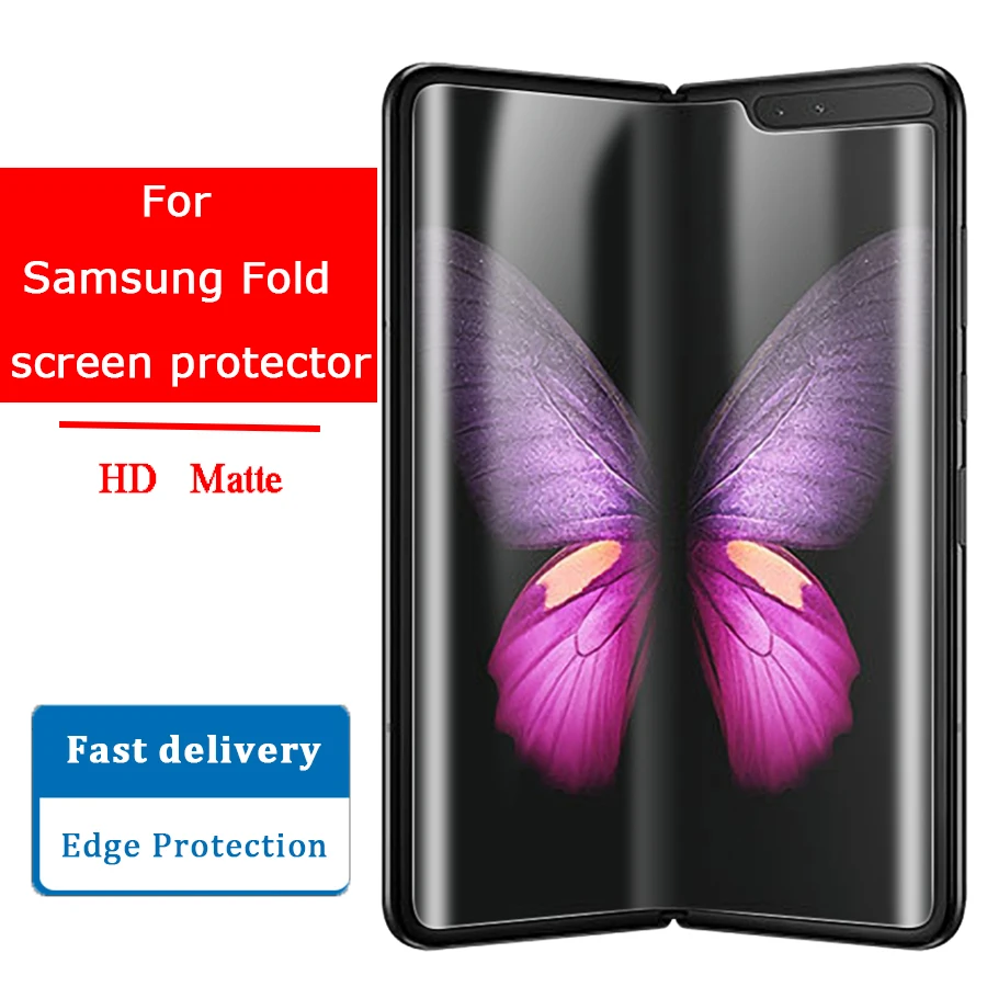 

Front+Back Full Body Protect Screen Protector Back Protector For Samsung Galaxy Fold Full Cover Edge Not Glass