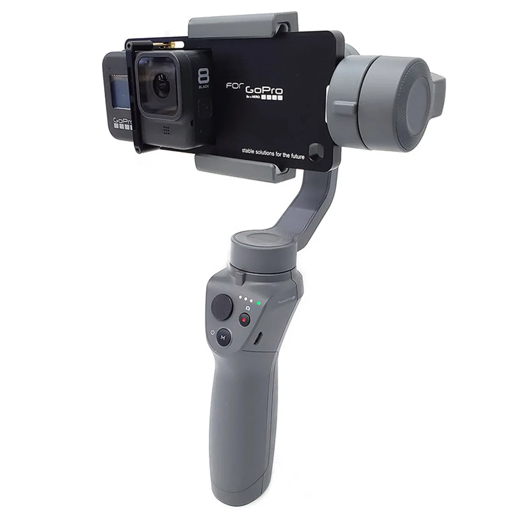 Ручной шарнирный адаптер переключатель Монтажная пластина для GoPro Hero 8 черная камера для DJI Osmo Feiyu Zhiyun Smooth Q Gimbal