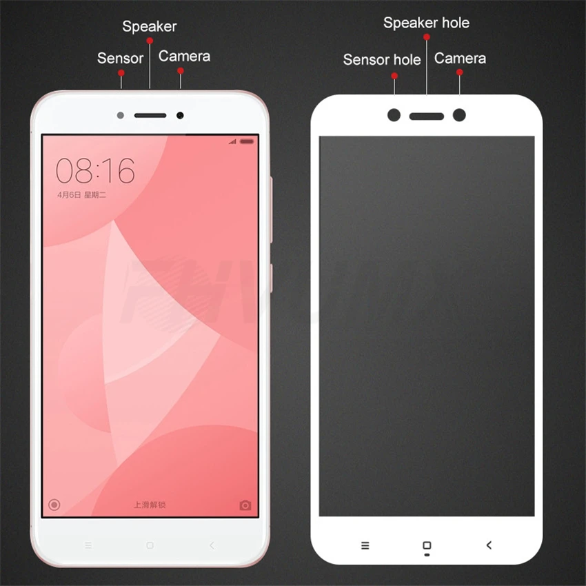 Защитный Стекло на для Xiaomi Redmi 4A 4X 5A 5 6plus 6A 7A Redmi Note 4X4X5 Pro закаленное стекло Экран защитная пленка