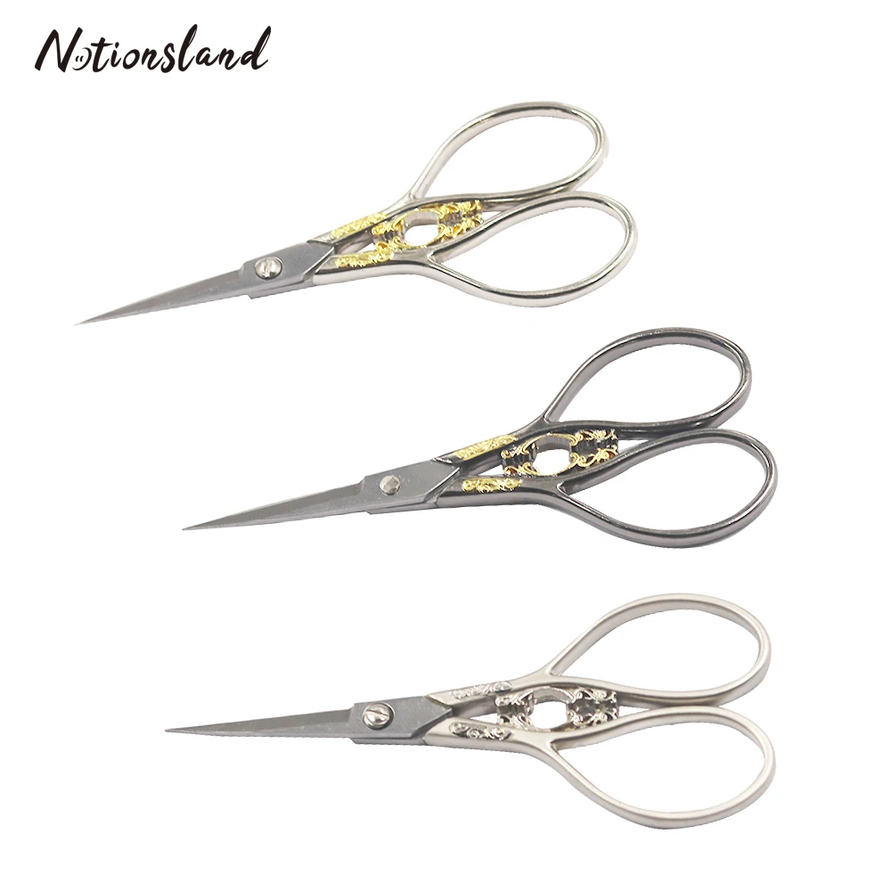 

Top Quality Stainless Steel Sewing Scissors Tailor Scissors for DIY Fabric Craft Dressmaker's Shears Needlework Sewing Tool