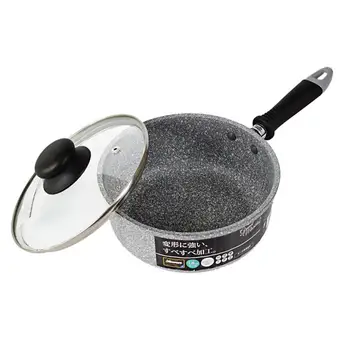 

18CM Soup Pot Portable Stockpot Medical Stone Milk Heating Nonstick Cooking Pan Kitchen Cookware for Kitchen Accessories