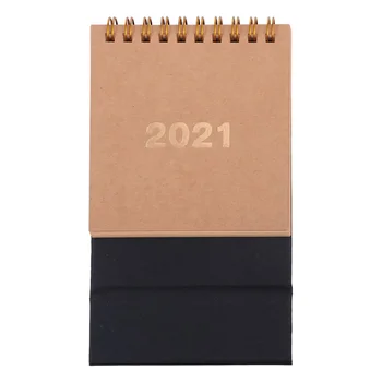 

1pc 2021 Calendar Multifunctional Practical Memo Calendar Desk Calendar Coil Calendar Desk Diary for Office