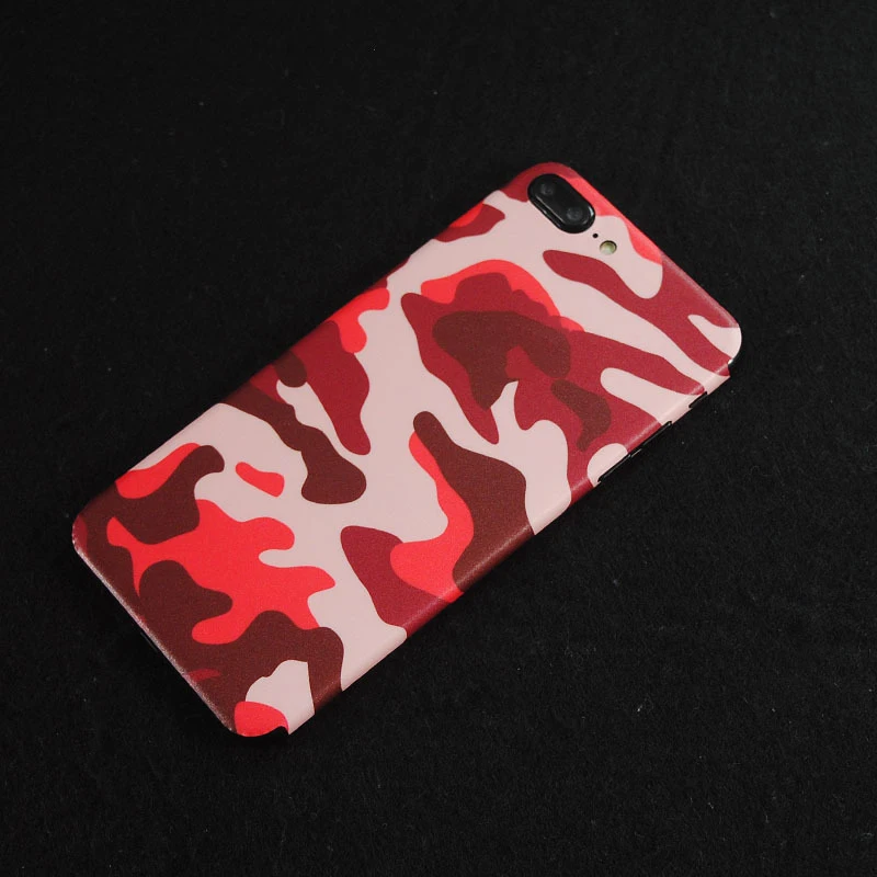 Красочные модные темно синие армейские камуфляжные наклейки для iPhone 11 5S SE 6 6S 7 8