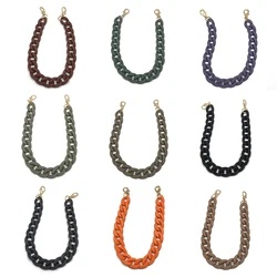 1Pcs 60cm Detachable Replacement Handle Bag Chain Korean Version Temperament Acrylic Chain Simple Style Shoulder Bag Accessories