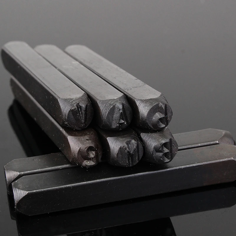 

36pcs Letter And Number Punch Seal Steel For 5mm DIY Belt Leather Craft Tools