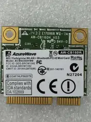 AzureWave AW-CB160H BCM94360HMB BCM94360 Половина мини PCI-express Bluetooth4.0 + 802.11AC 867 Мбит/с Беспроводной WiFi WLAN карта