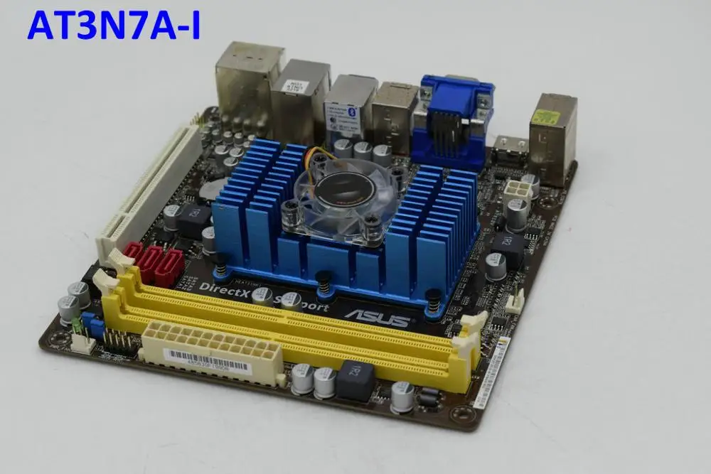 Для ASUS AT3N7A I Встроенная Aton330 Bluetooth DDR2 Mini ITX оригинальная б/у материнская
