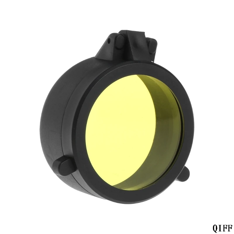 Caliber Scope быстрая откидная пружинная крышка объектива желтое стекло Пылезащитная крышка объектива M7DC - Цвет: 7HH400460-46