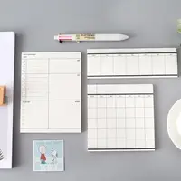SKYSONIC Classical 50 Sheets Weekly Monthly Planner Memo Pad Notes To Do List Notepad Paperlaria School Office Stationery 1