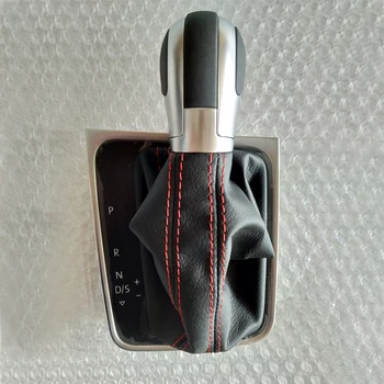 

DSG Genuine leather red stitch Gear Shift knob For Golf 7 7.5