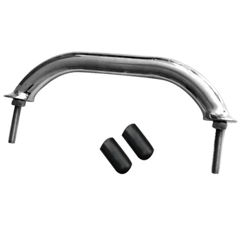 

Durable Practical Polished RV Replacement Part Boat Grab Handle Rail Stainless Steel Door Handrail Hatch Hardware Yacht Marine