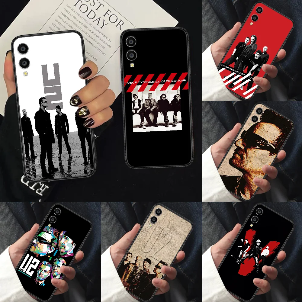 U2 Band телефон чехол для HUAWEI Honor 6 7 8 S 9 X Mate 10 20 30 я Lite рro Y7 2019 черный Etui мягкие чехлы из