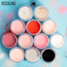 ROSALIND акриловый порошок для наращивания ногтей с пыльцей и блеском, насадка для ногтей, порошок для окуня, дизайн ногтей, резьба, украшение для маникюра ROSALIND акриловый порошок для наращивания ногтей с пыльцей и блеском, насадка для ногтей, порошок для окуня, дизайн ногтей, резьба, украшение для маникюра