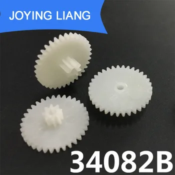 

34082B 0.5M Plastic Spur Gear OD 18mm 34 Teeth + 8 Teeth 2mm Loose Fiting DIY Model Steampunk Gears 10pcs/lot