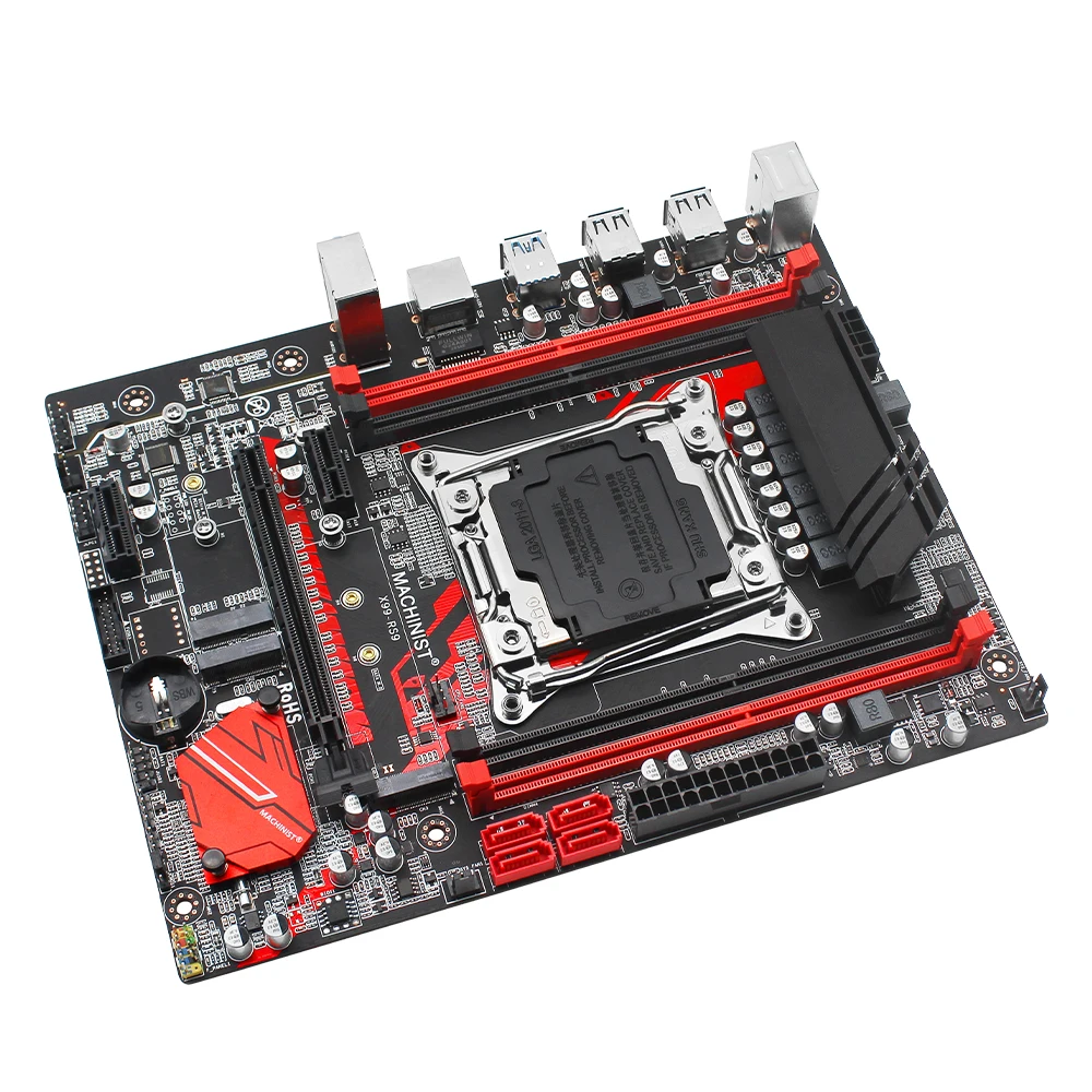 Machinista Placa-mãe Sata M.2 Pci-e Slot Suporte Xeon e5 v3 v4 Processador Ddr4 Ecc Ram X99-rs9 Mainboard X99 Lga 2011-3 - Imagem 4