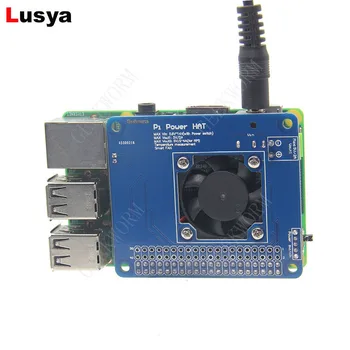 

Intelligent temperature control fan Expansion Board for Raspberry Pi 3B+/3B with switch Cooling POE T0557