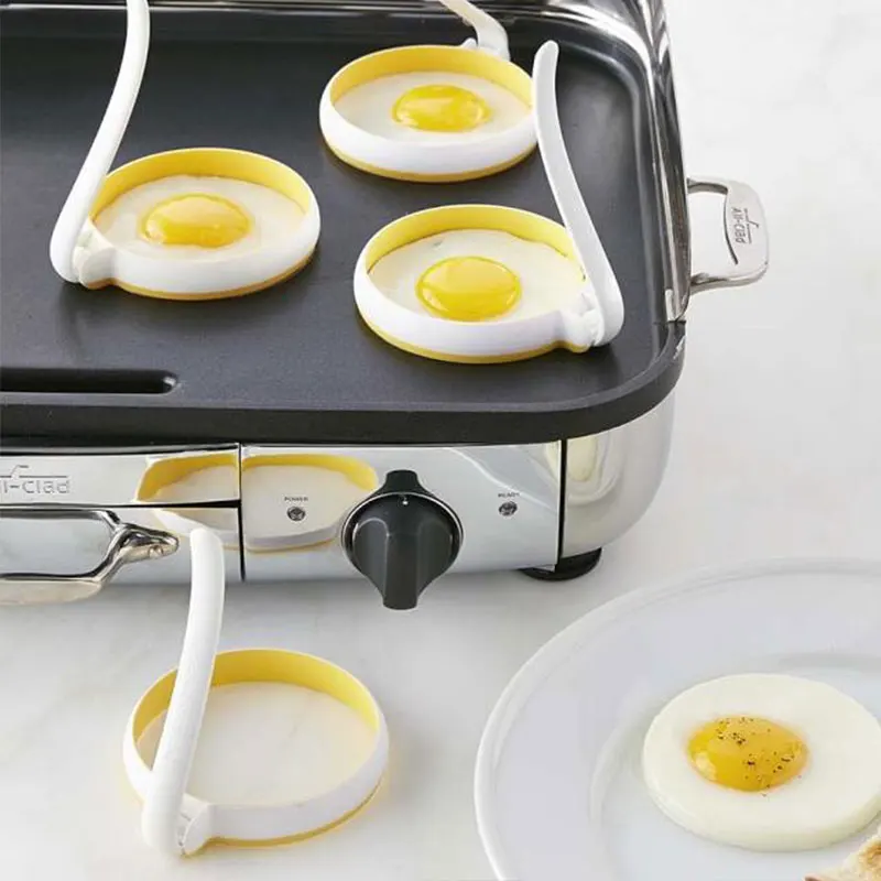 

Pancake Egg Pancake Nonstick Cooking Tool Egg Ring Maker Cheese Cooker Pan Kitchen Baking Accessories TOB