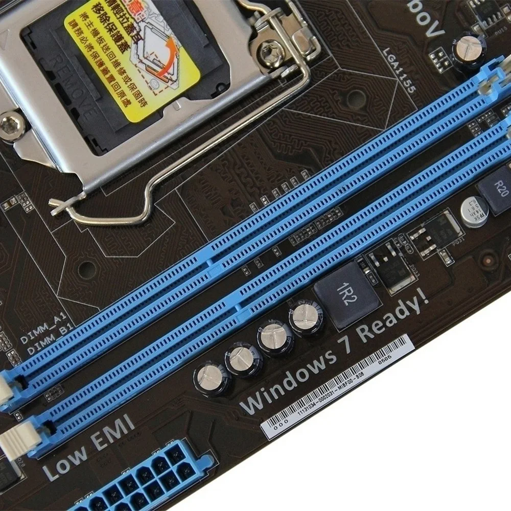 Asus P8H61 Intel H61 Оригинальное б/у настольное гнездо для материнской платы LGA 1155 Core i7/i5/i3/Pentium/Celeron DDR3 16G ATX