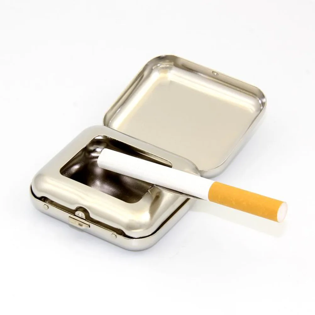 

Mini Square Ashtray Environmentally Friendly Pocket Ashtray Automatic Pop-up Ashtray