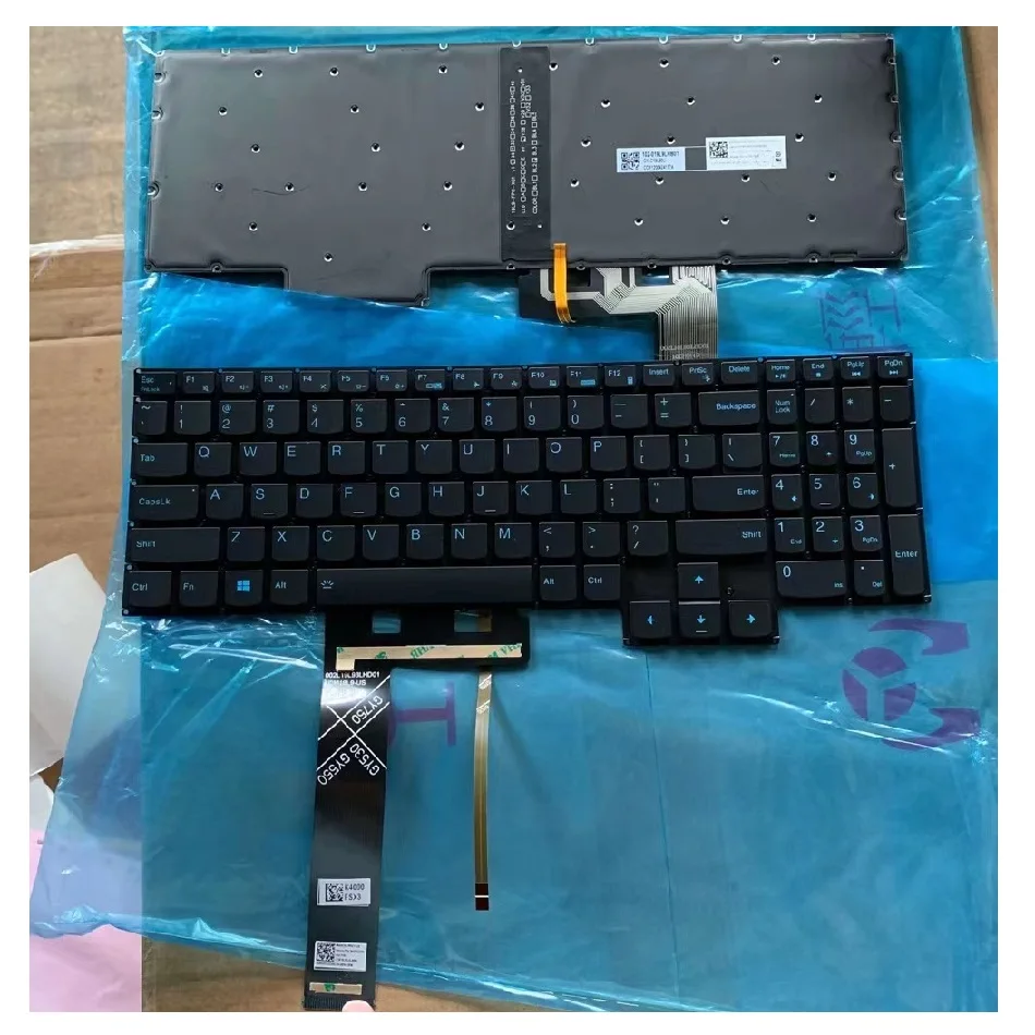 Novos Eua para Lenovo Legion Pro 16ith6 16ach6h 16iah7h 15ach6 17ach6 515imh05 Substituir Teclado do Portátil Retroiluminado Inglês - Imagem 3