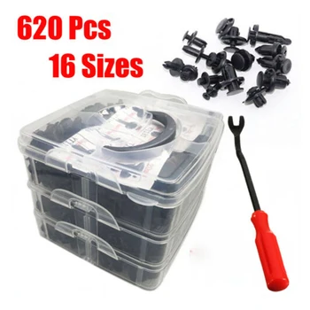 

With Removal Plier Rivets 620Pcs Set Trim Retainer Bumper Fasteners Clips