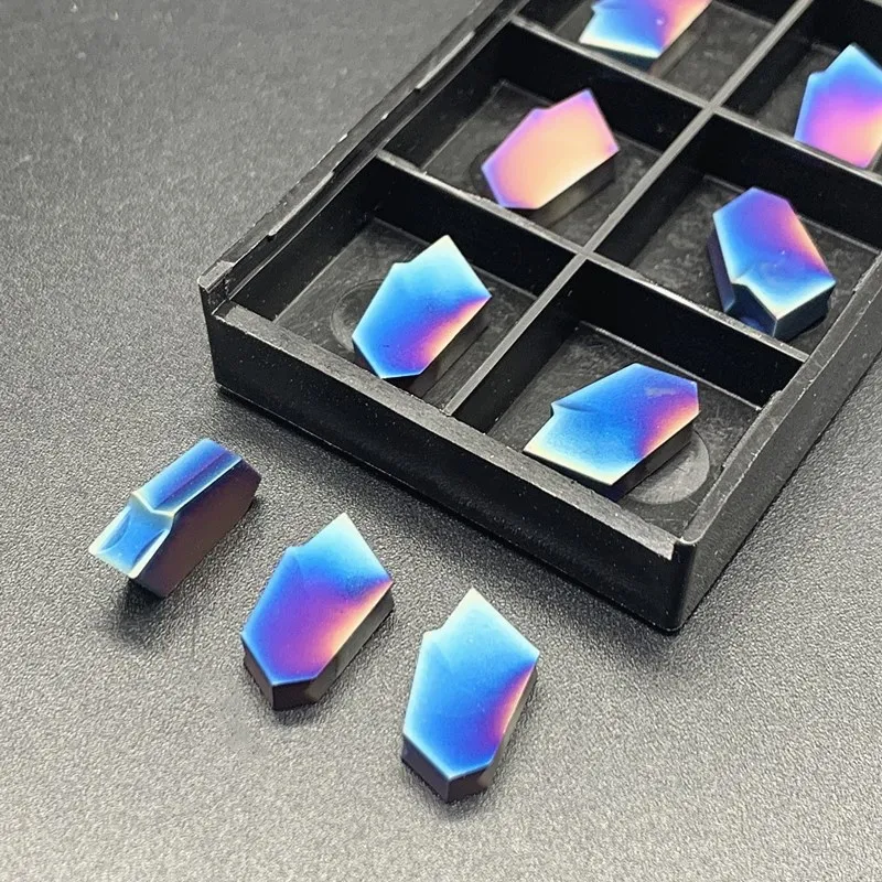 Высококачественные вставки из карбида с нанопокрытием SP200 2 0 мм голубые SP 200