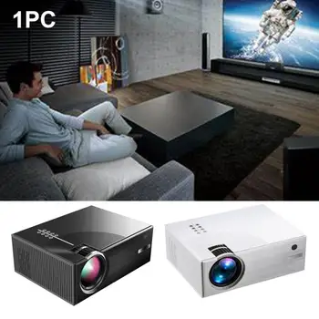 

LCD Display 720P HD AV USB VGA Computer Mini Projector Bedroom Home Theater Screen Share Laptop Smartphone Smart Low Noise Video