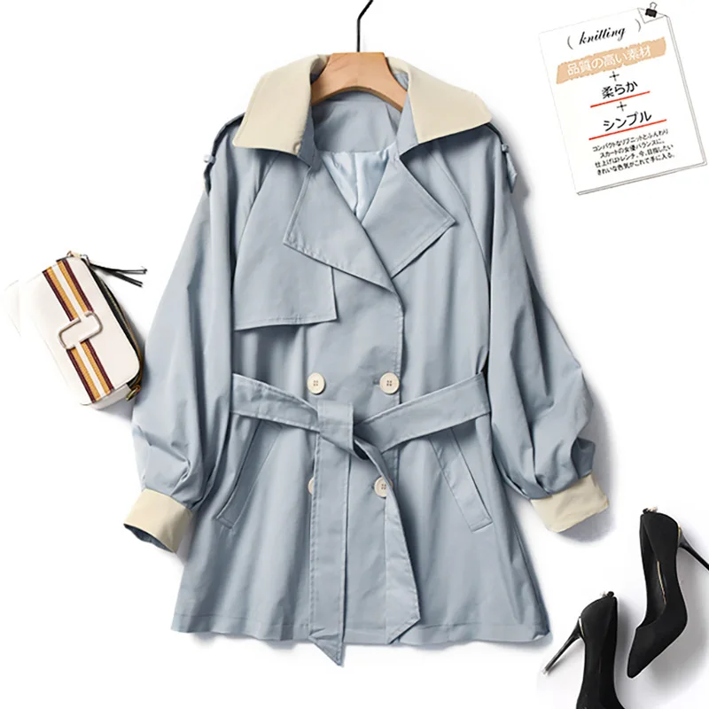 

Trench coats for women 2019 New Listing spring outwear casual female's windbreaker coats large size coat feminino