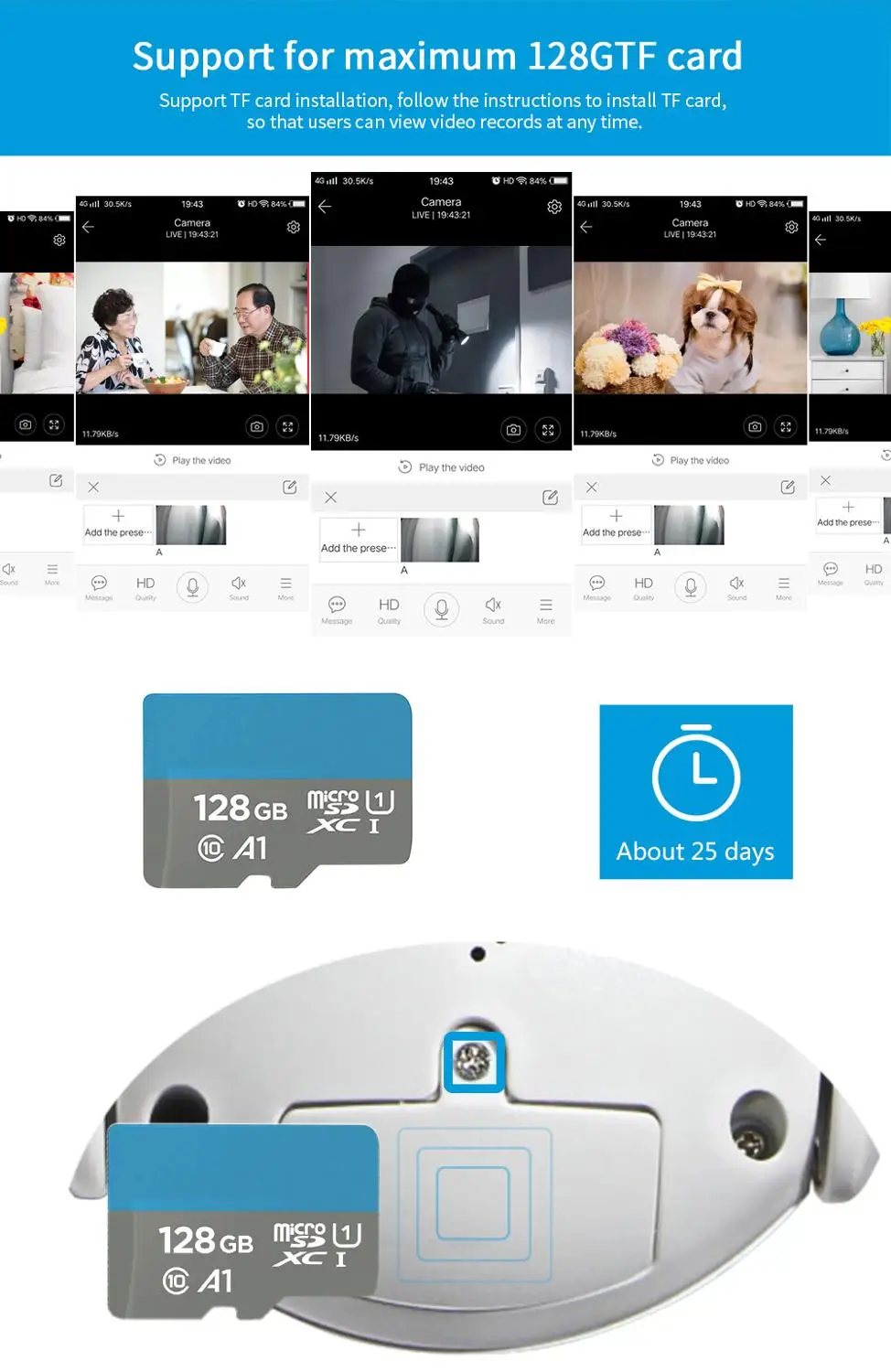 SHIWOJIA 5MP IP камера Супер HD PTZ Full Color ночное видение наружная Водонепроницаемая