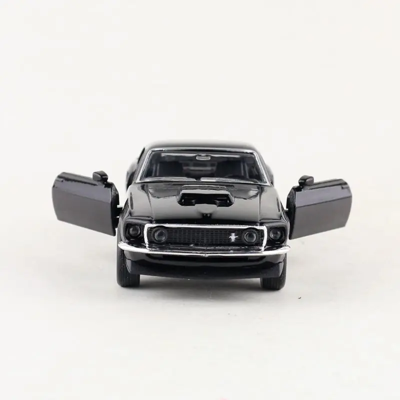 WELLY 1:36 Масштаб 1969 Ford Mustang Boss 429 игрушка литая под давлением модель автомобиля коллекция для детей подарок