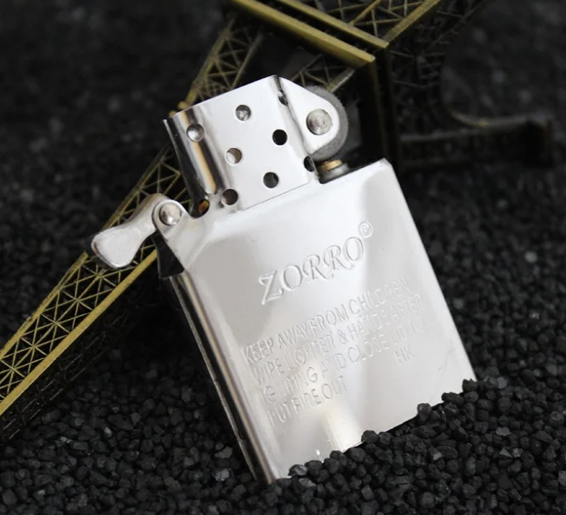 Zorro 902 керосиновая Зажигалка вставка Внутренний сердечник аксессуары части, замена латунь кремневое колесо; бензиновая Зажигалка масляный топливный бак
