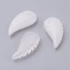 10pcs Natural Stone Quartzs Crystal Amethysts Angel Wing Pendants For Women Men Necklace Jewelry Making 24.5x12x5mm 2