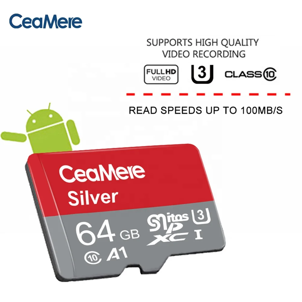 Ceamere Original Memory Card 256gb 128gb 64gb 32gb 40mb/s 32gb 16gb Sd