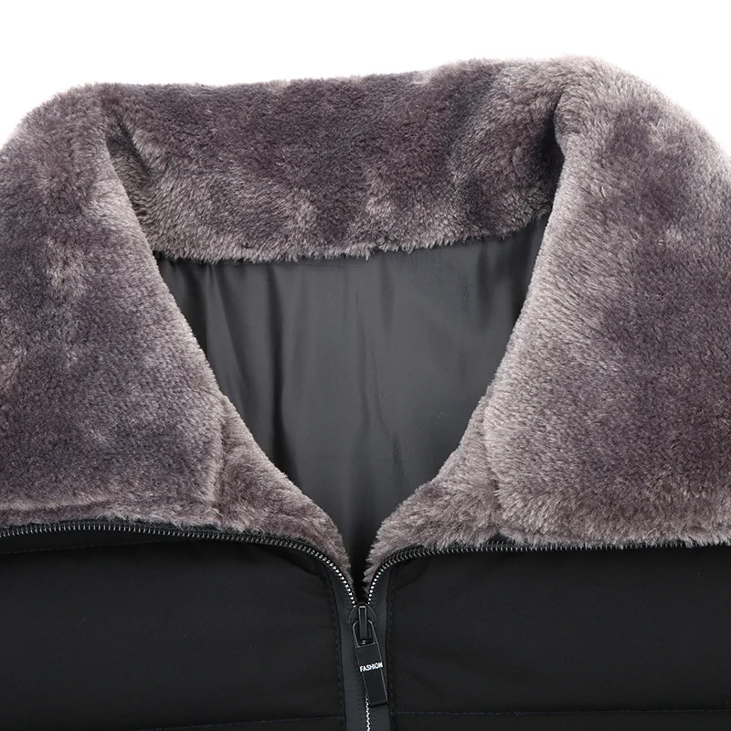 Большой размер 8XL, новинка, Зимняя Теплая мужская флисовая модная куртка с отворотом, парка, толстое хлопковое пальто, мужской светильник, повседневная верхняя одежда