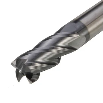 

Tungsten Carbide End Mill 4 Flute Shank Drill HRC50 Flat Bottom Wear Resistance