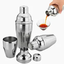 Коктейльный шейкер для коктейлей из нержавеющей стали, миксер для вина, Мартини, питьевой шейкер Бостонского стиля, вечерние инструменты для бара, 1 шт