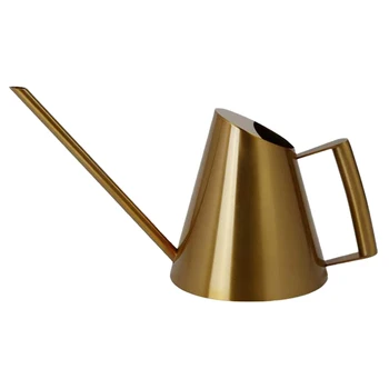 

Watering Can Gardening Tools, for Indoor and Outdoor Plant Watering Can, 1500ML (Gold)