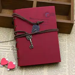 Ретро классический винтажный искусственная кожа связанные пустые страницы тетрадь для дневника