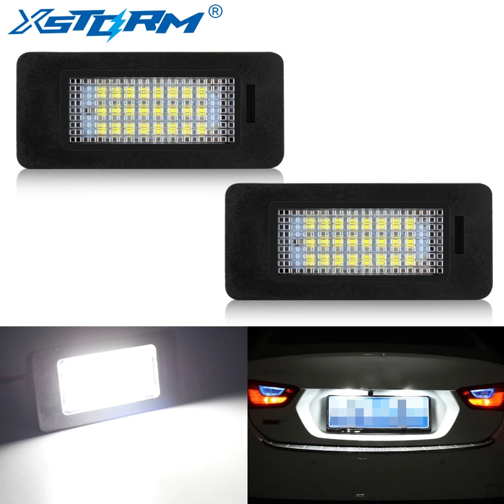 2PCS License plate Light 6000k White No Error Led Number License