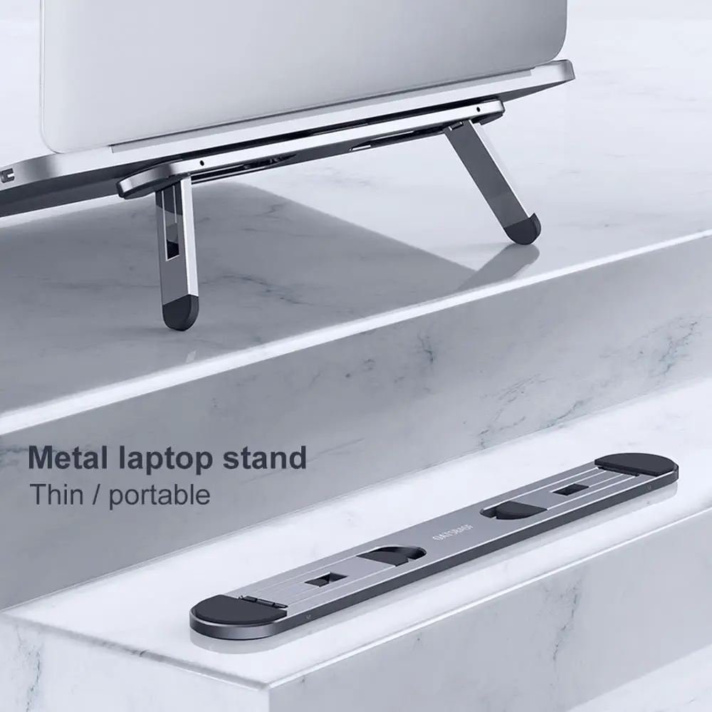 Oatsbasf Laptop stand suporte notebook accessories macbook pro stand Mini Foldable laptop holder Cooling stand afbeelding